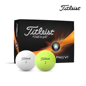 타이틀리스트 2023 Pro V1 골프볼, 화이트, 12개입, 1개