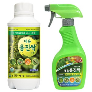 대유 응애 진딧물약 응진싹 응애퇴치 500ml, 직접살포액(500ml), 1개