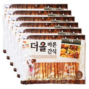 메가펫 더올바른 강아지간식 300g, 6개, 치킨껌