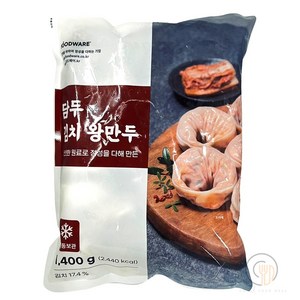 푸드웨어 담두 김치왕만두 1.4kg, 2개