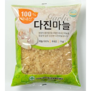 조양FNG HACCP인증 국산 다진마늘 1kg, 1개