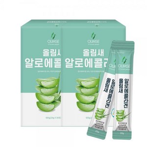 알로에 콜라겐 젤리스틱 20g 30개입x2박스, 2개, 600g