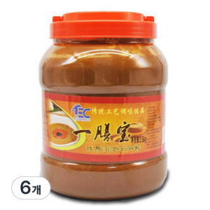 일선보 혼합 즈마장 2.5kg 마라탕 라면 콩국수 샌드위치 땅콩 참깨 업소용 소스, 6개