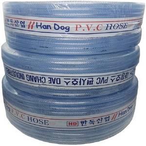 물호스 편사호스 국산 수도고무호스 농업용 원예용 PVC 호수, 25m, 1개