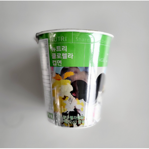 암웨이 클로렐라 컵라면 단품 1개 작은컵면 사이즈, 80g