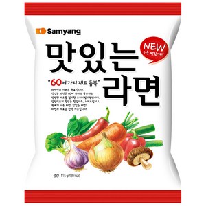 삼양 맛있는라면 115g, 5개