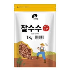 엉클탁 국산 찰수수, 1kg, 2개