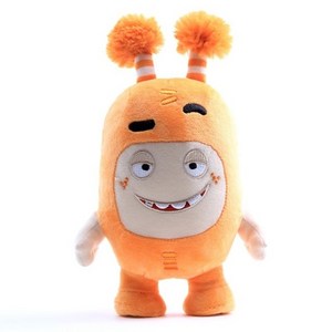 오드봇 봉제 인형 이상한아이들 15cm 만화 oddbods 애니메이션 플러시 군인의, 주황색, 1개