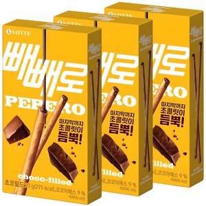 빼빼로 초코 필드, 53g, 3개