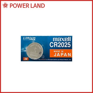 [리튬건전지] 맥셀 MAXELL CR2025 포장 1개입 3V 170mAh, 1개