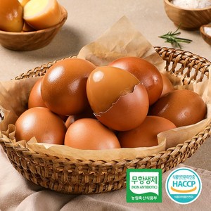 [파손보상][HACCP 인증] 무항생제 맥반석 구운계란 대란 30구/60구/90구, 30개, 35g