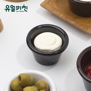 예쁜 미니 PC 소스볼 (검정 흰색 갈색), 1oz, 검정, 1개