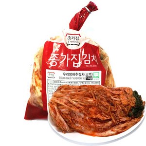 종가집 포기김치 소백 1kg [냉장포장]무료배송, 2개