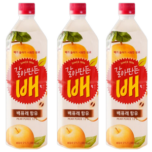 해태음료 갈아만든 배, 1L, 3개