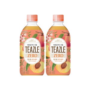 웅진 티즐 제로 피치 우롱티, 500ml, 10개