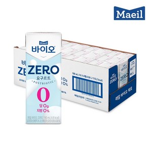 매일우유 매일유업 바이오 제로 190ml 24팩, 24개