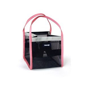 르망고 메쉬 수영 가방 Velo Bag Rose Pink Gey (Black) 메쉬백