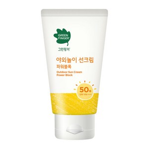 그린핑거 야외놀이 선크림 파워블록 SPF50+ PA++++, 80ml, 1개