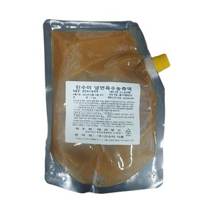 진수미냉면육수농축액1kg, 2개, 1kg