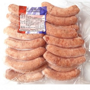 [클라식소시지] 포크치폴라타 소시지(Chipolata Sausage) (42g씩 4개입(168g) 24개입(1kg)) 천연양장 소시지 프랑스소시지, 1개, 1kg