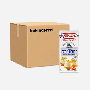 엘르앤비르 엑셀런스 휘핑크림 1박스 (1000ml X 12개), 1L, 12개
