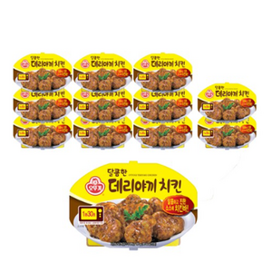 오뚜기 달콤한 데리야끼치킨 렌지, 180g, 12개