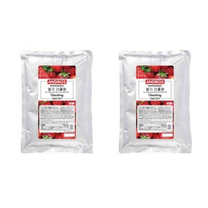 (2개)앤드로스 딸기 리플잼 1kg x 2개, 2개