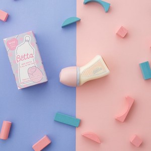 닥터베타 PPSU 배앓이방지 모유실감 신생아젖병 젖꼭지1단계포함 160ml ( Baby Pink ), 젖꼭지 포함 (크로스컷), 핑크, 1개