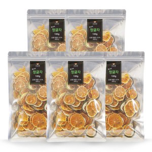 티즈 청귤차(자투리), 100g, 1개입, 5개