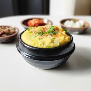 경산세라믹 직화 뚝배기 가정용 업소용뚝배기 토기 계란찜 찌개냄비, 검정, 3호기:140mmx73mm