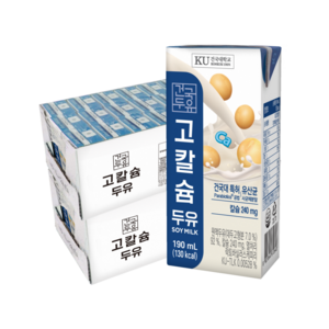 건국대학교 고칼슘 두유, 190ml, 48개