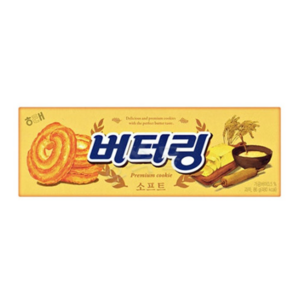 버터링 소프트 과자쿠키, 86g, 9개