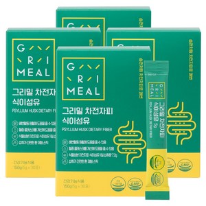 그리밀 차전자피 식이섬유, 150g, 4개