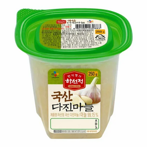 CJ제일제당 하선정 다진마늘 250gx2개, 1세트, 250g