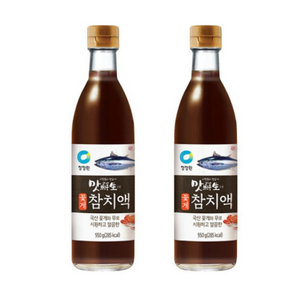 청정원 맛선생 꽃게 참치액, 950g, 2개