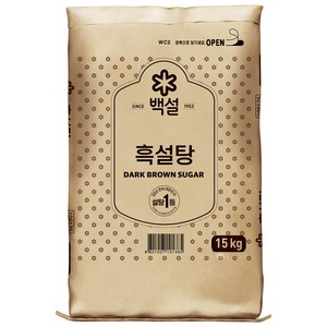 백설 흑설탕, 15kg, 1개