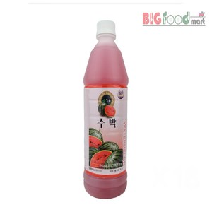 청솔 수박 원액 835ml, 1개