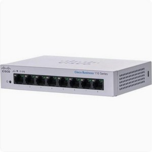 CISCO CBS110-8T 기가비트 8포트 스위칭 허브 SG95D-08 후속모델 소호형 더미 허브 사무실 오피스 PC방 학원 관공서 스위치 허브, 8포트 1개