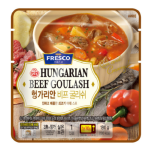 오뚜기프레스코 헝가리안 비프 굴라쉬, 180g, 6개