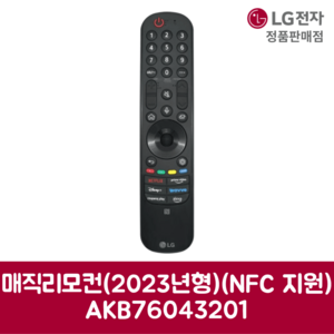 LG전자 엘지 정품 TV 매직리모컨 2023년형 NFC 지원 AKB76043201, 기본선택, 1개