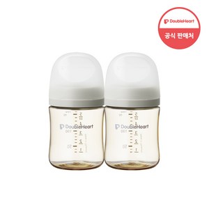 더블하트 모유실감 3세대 트윈팩 160ml/240ml 모음, 오후의베이지, 160ml, 2개