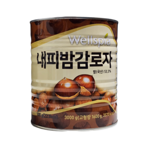 내피밤감로자 3KG 보늬밤 설정 국산통밤, 1개