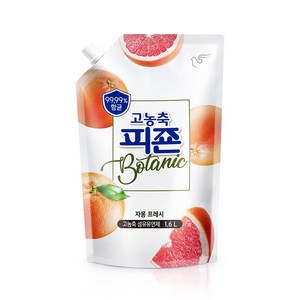 피죤 고농축 보타닉 섬유유연제 자몽 프레시, 1.6L, 2개