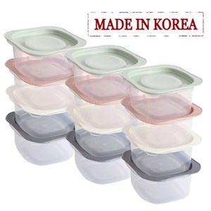 [국내생산] 온더밥 전자레인지용 냉동밥용기 300ml x 12개