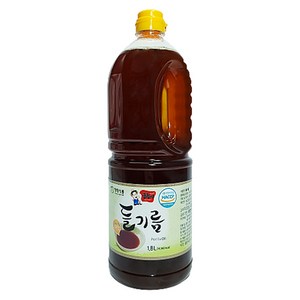 청정식품 HACCP 고소한 통들깨 100% 들기름 1.8L, 1개