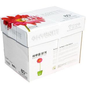 하이브라이트 A4 80g 1BOX 2500매/A4용지/복사지, 상세페이지 참조, 본상품선택, 상세페이지 참조