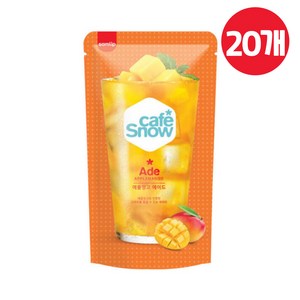 삼립 카페스노우 애플망고 에이드, 230ml, 20개