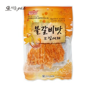 불갈비맛 오징어채 중M(32g 6개)/ 마른안주 맥주안주, 32g, 6개