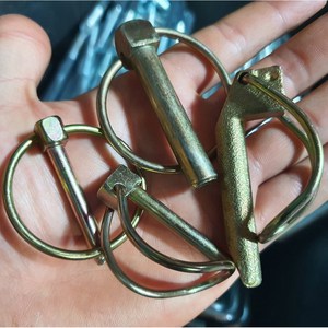 링핀 링크핀 농기계부품 오뚜기핀 농기계핀, 일자링핀(대) 10파이, 1개