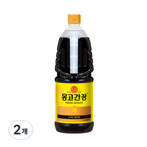 몽고간장 국간장, 1.8L, 2개